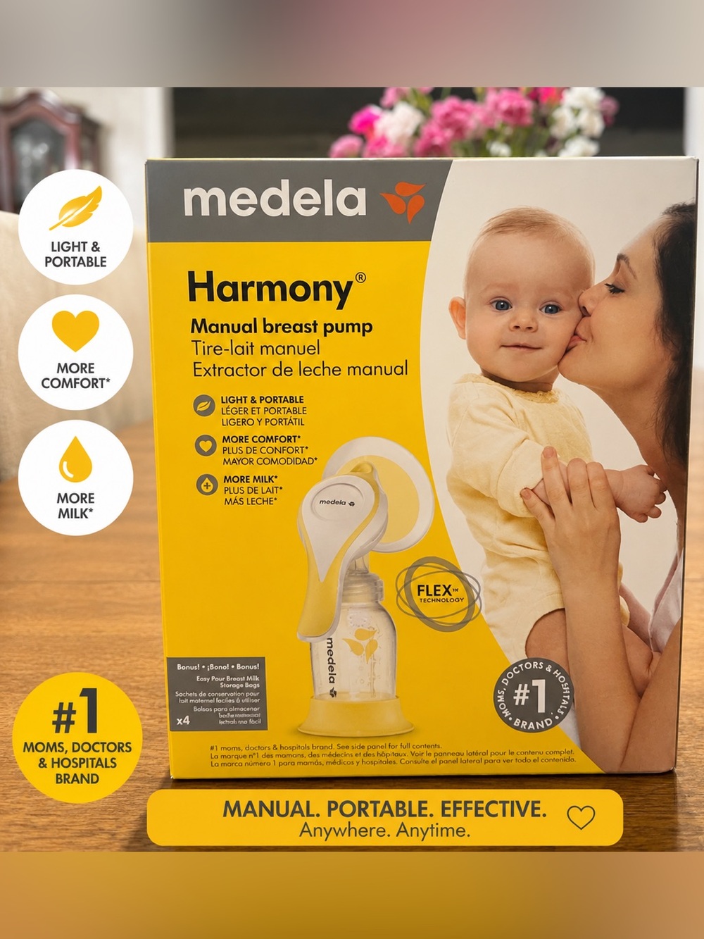 Medela Harmony Manual Breast Pump NEW Sealed Original Box Breastfeeding